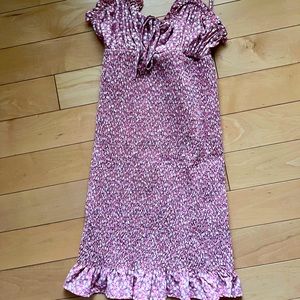 Pink Floral Dress